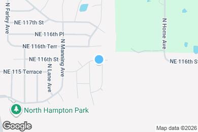 Map image of the property - 11516 N Windsor Ave