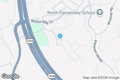 Map image of the property - 1717 Mexican Heather Dr