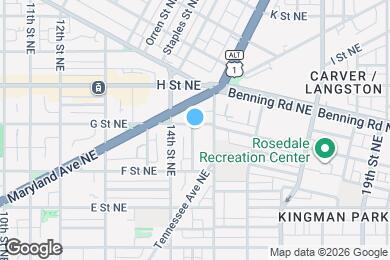 Map image of the property - 1429 G St NE