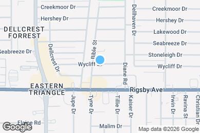 Map image of the property - 4810 Wycliff Dr