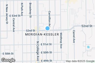 Map image of the property - 5157-5159 Carrollton Ave