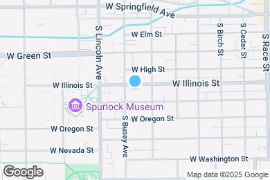 Map image of the property - 709 W Illinois St