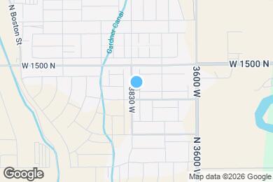 Map image of the property - 1424 N 3830 W