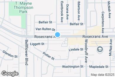 Map image of the property - 9936 Rosecrans Ave