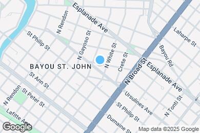 Map image of the property - 2815 Ursulines Ave