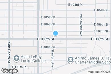 Map image of the property - 709 E 108th St
