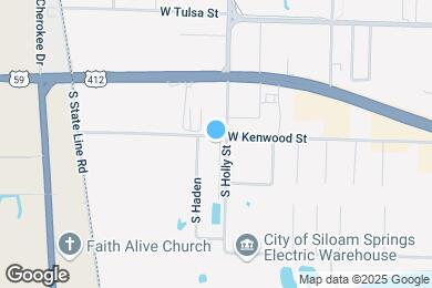 Map image of the property - Haden Holly Apartments