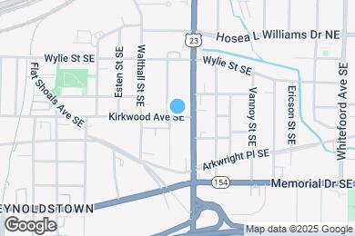 Map image of the property - 1145 Kirkwood Ave SE