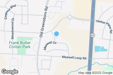 Map image of the property - 10203 Maxwell Way