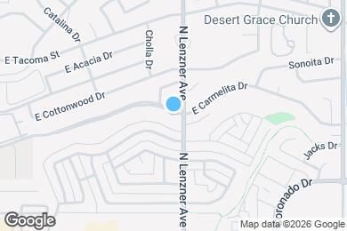 Map image of the property - 1448 E Carmelita Dr