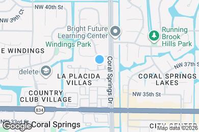 Map image of the property - 10559 La Placida Dr