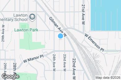 Map image of the property - 3833 23rd Ave W