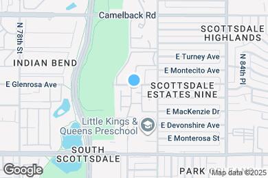 Map image of the property - 8103 E Glenrosa Ave