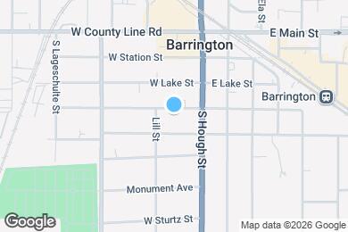 Map image of the property - 127 W Lincoln Ave