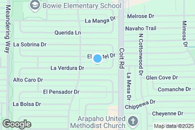 Map image of the property - Chic Richardson Heights Estates home with ...