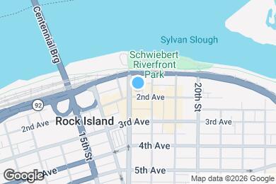 Map image of the property - 1706 2nd Ave
