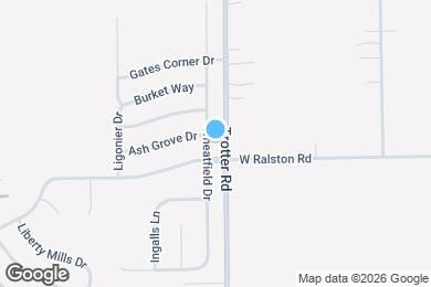 Map image of the property - 8441 Wheatfield Dr