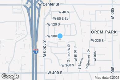 Map image of the property - 1104 W 220 S