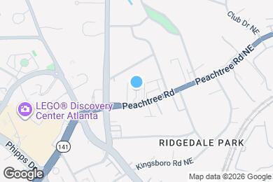 Map image of the property - 3660 Peachtree Rd
