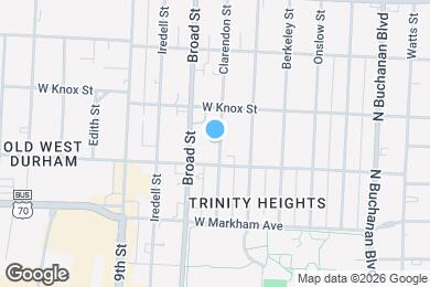 Map image of the property - 909 Clarendon St