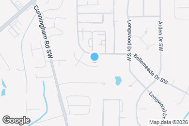 Map image of the property - 725 Bellemeade Way SW
