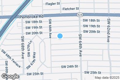 Map image of the property - 6516 SW 20th Ct