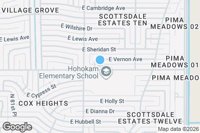 Map image of the property - 8430 E Oak St