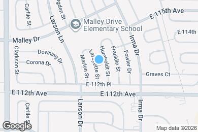 Map image of the property - 11272 Lafayette St