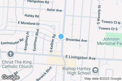 Map image of the property - 1095 S James Rd