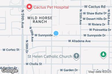 Map image of the property - 5643 W Sunnyside Dr