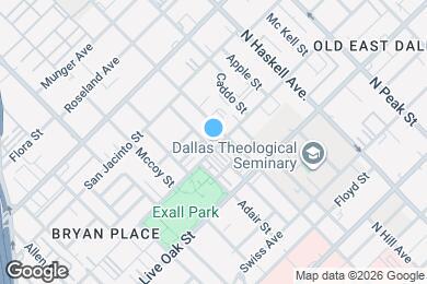 Map image of the property - 1406 Pecos St