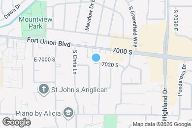 Map image of the property - 7020 S Brookhill Dr