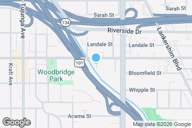 Map image of the property - 11118 Moorpark Apartments