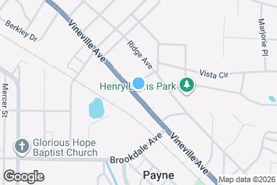 Map image of the property - 3373 Vineville Ave