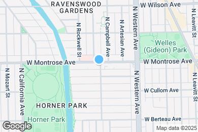 Map image of the property - 2519 W Montrose Ave