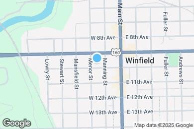 Map image of the property - 212 W 10th Ave