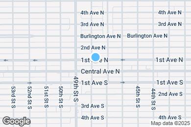 Map image of the property - 4754 1st Ave N