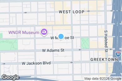 Map image of the property - 1051 W Monroe St