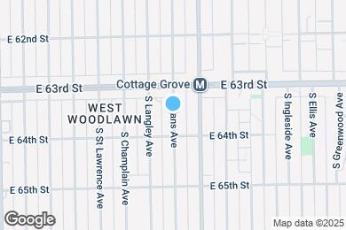 Map image of the property - 6328 S Evans Ave