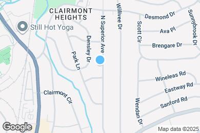 Map image of the property - 692 N Superior Ave