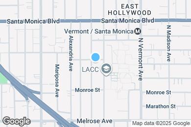 Map image of the property - 866 N Edgemont St