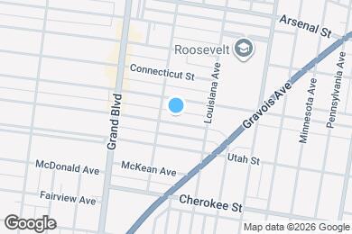 Map image of the property - 3441 Humphrey St