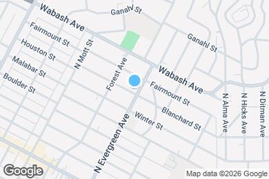Map image of the property - 2839 Blanchard St