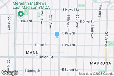 Map image of the property - Stylishly updated Central District home 1 ...