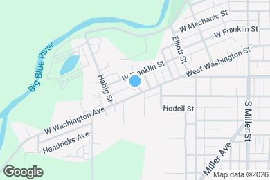 Map image of the property - 806 W Washington St