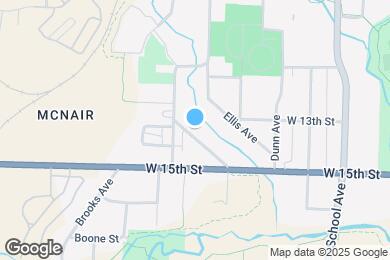 Map image of the property - 1324 Van Buren Ave