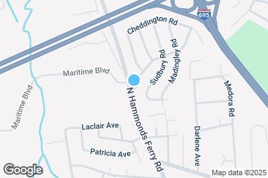 Map image of the property - 421 N Hammonds Ferry Rd