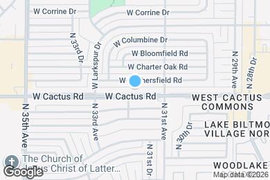 Map image of the property - 3142 W Cactus Rd