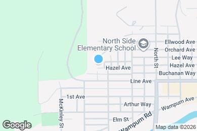 Map image of the property - 716 Hazel Ave