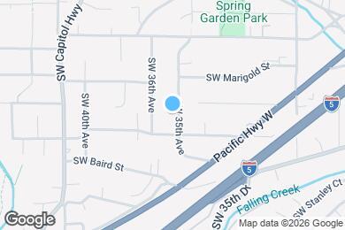 Map image of the property - 9121 SW 35th Ave